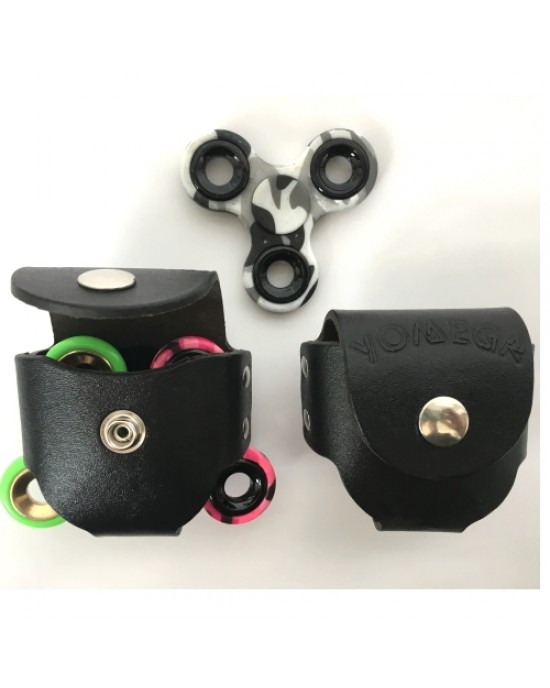CUSTODIA YO-YO O 2 FIDGET SPINNER IN PELLE YOMEGA