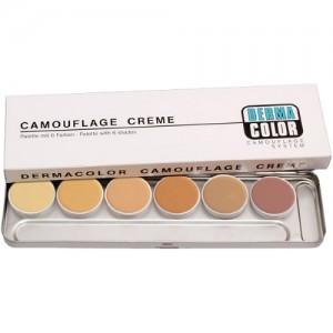 DERMACOLOR KRYOLAN CAMOUFLAGE TAVOLOZZA 6 colori