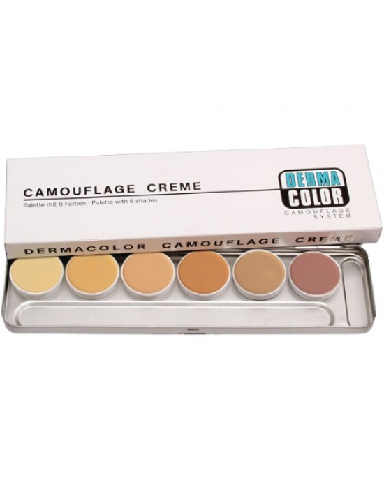 DERMACOLOR KRYOLAN CAMOUFLAGE TAVOLOZZA 6 colori