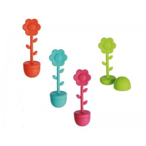 FILTRO DA THE CON FIORE DI SILICONE