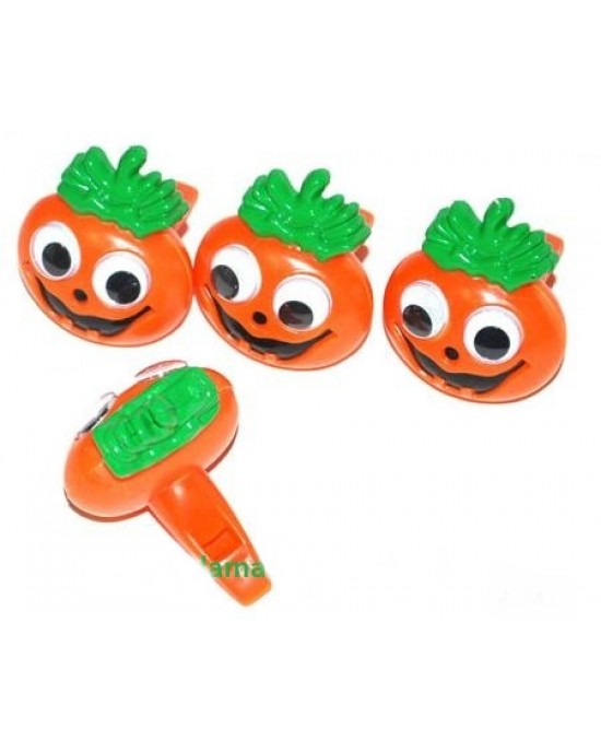 FISCHIETTO ZUCCA HALLOWEEN - BUSTA DA 10 PEZZI
