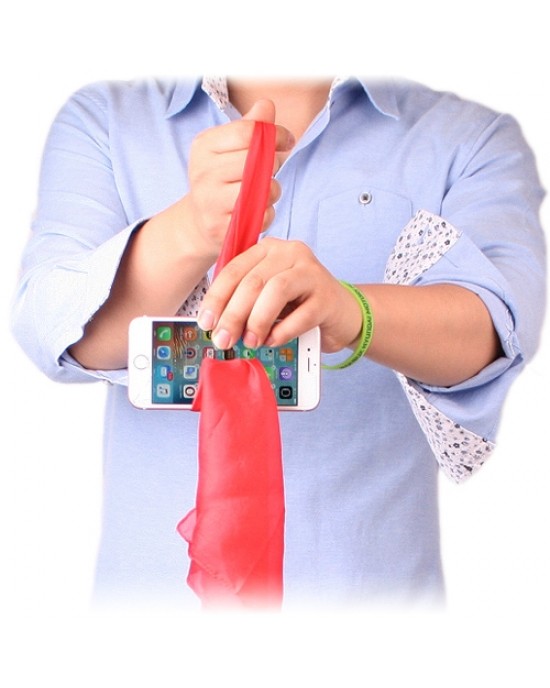 FOULARD ATTRAVERSO CELLULARE - SILK THRU PHONE by Jeimin Lee