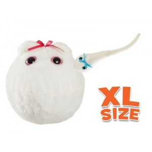 GIANTMICROBES OVULO XL CON MINI SPERMATOZOO