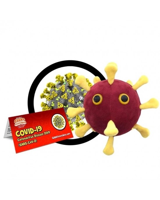 GIANTMICROBES PELUCHE CORONAVIRUS COVID-19  SARS-CoV-2