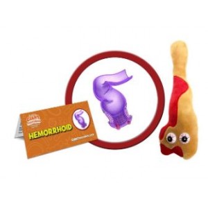 GIANTMICROBES PELUCHE EMORROIDI Hemorrhoid