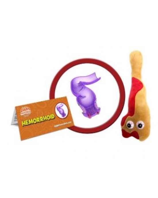GIANTMICROBES PELUCHE EMORROIDI Hemorrhoid