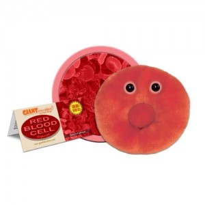 GIANTMICROBES PELUCHE GLOBULO ROSSO Red Blood Cell