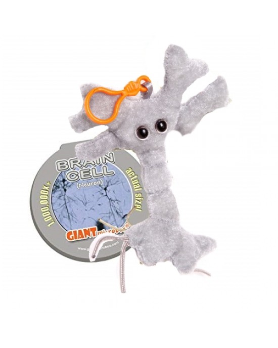 GIANTMICROBES PELUCHE PORTACHIAVI CELLULA CEREBRALE Brain Cell