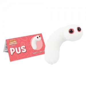 GIANTMICROBES PELUCHE PUS