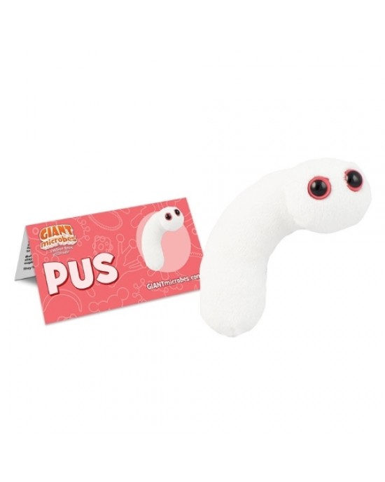 GIANTMICROBES PELUCHE PUS