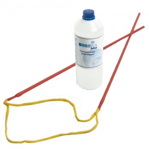 KIT BOLLE ONE BUBBLE SAPONE CONCENTRATO 250 ml + BACCHETTA 50 CM