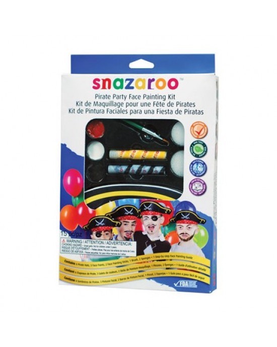 KIT SPECIALE PIRATA PARTY - Trucco e Cappelli