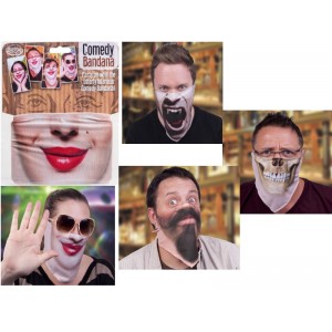 MASCHERINA BANDANA TRAVESTIMENTO FACCIA