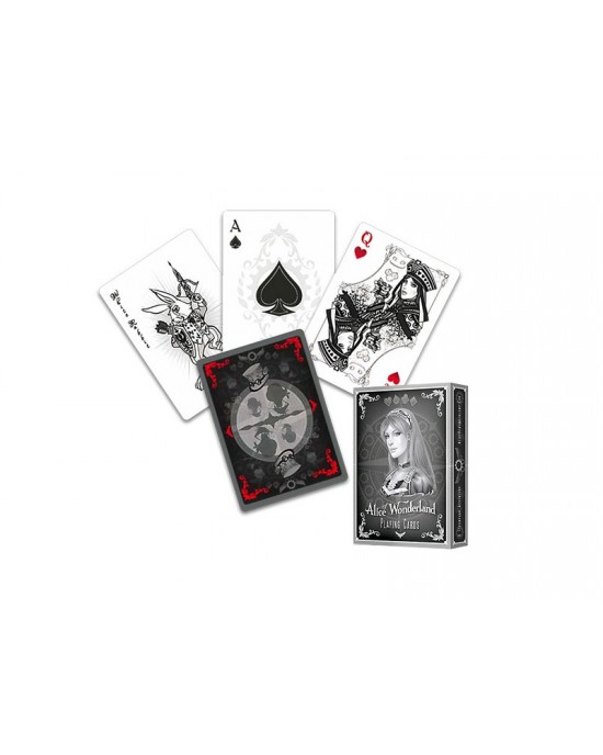 MAZZO CARTE ALICE OF WONDERLAND ARGENTO
