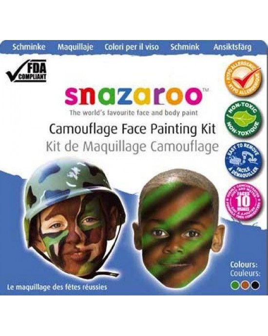 MINI KIT TRUCCO SNAZAROO CAMOUFLAGE