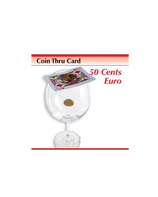 MONETA ATTRAVERSO CARTA 0,50€