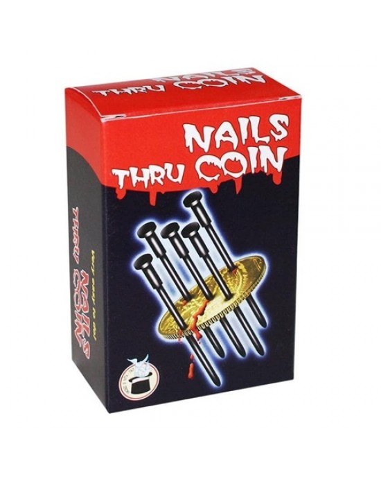 MONETA TRAFITTA - NAILS THRU COIN