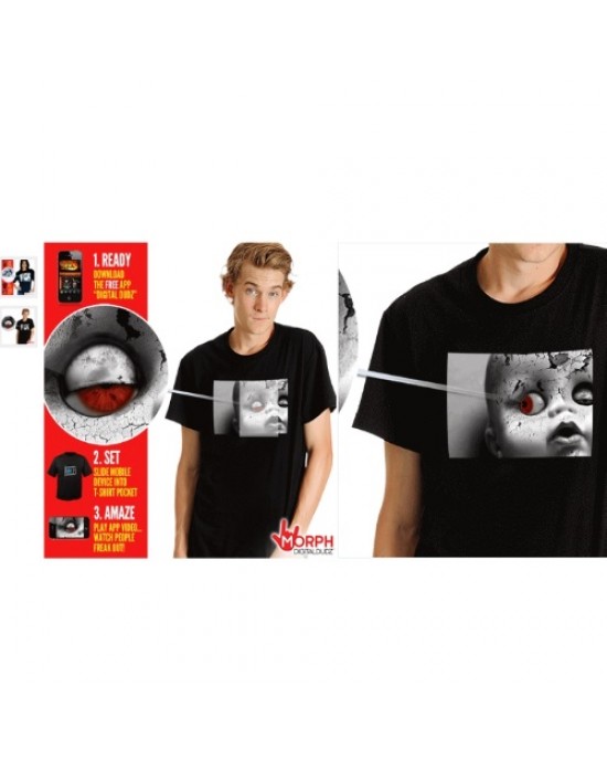 MORPHSUITS DIGITAL DUDZ T-SHIRT BAMBOLA L