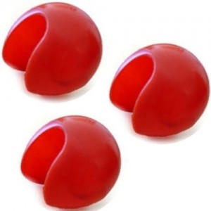 NASO CLOWN PLASTICA ROSSO
