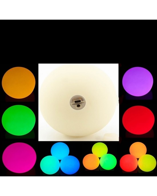 PALLINA CONTACT LED ODDBALL RICARICABILE - 70mm