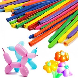 PALLONCINI MODELLABILI 260 BUSTA 100 pz MIX
