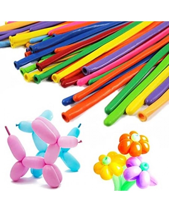 PALLONCINI MODELLABILI 260 BUSTA 100 pz MIX