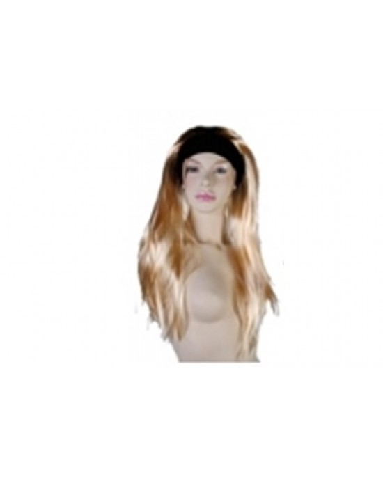 PARRUCCA CAPELLI LUNGHI BIONDA CON ELASTICO