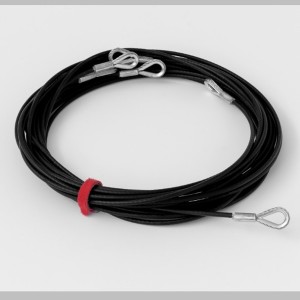 RICAMBIO CAVO IN ACCIAIO CON GUAINA PROTETTIVA - 5MT