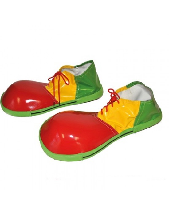 SCARPE CLOWN ADULTO MULTICOLORE