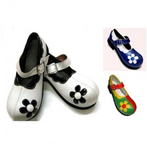 SCARPE CLOWN CUOIO - FIORE 