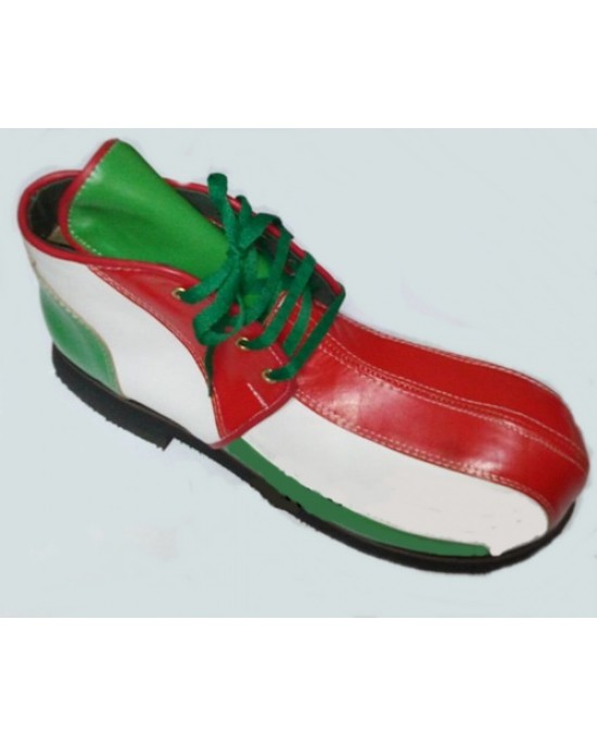 SCARPE CLOWN CUOIO - TRICOLORE