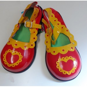 SCARPE CLOWN SUOLA GOMMA - CUORE