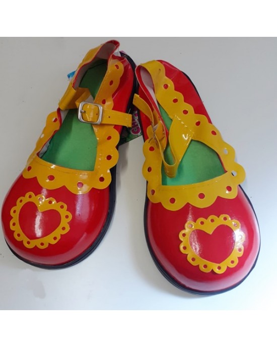 SCARPE CLOWN SUOLA GOMMA - CUORE