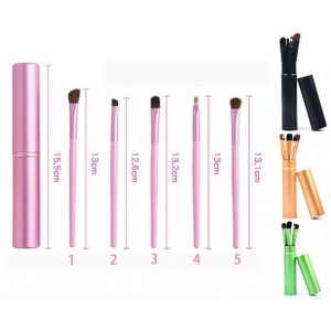 SET 5 PENNELLI PER TRUCCO - CON ASTUCCIO