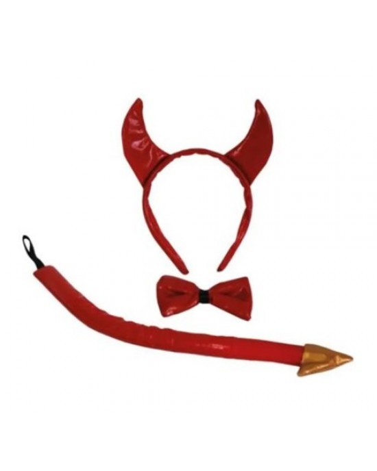 SET CERCHIETTO - CODA - PAPILLON DIAVOLO