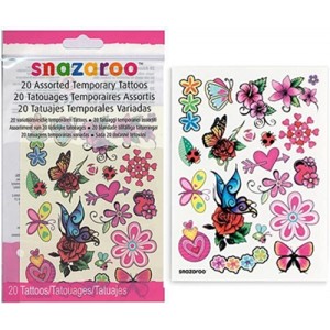 TATUAGGI TEMPORANEI RAGAZZE 20 pezzi