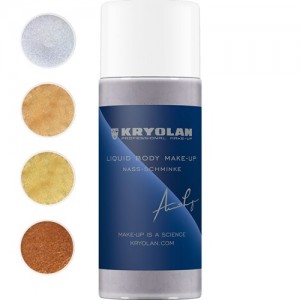 TRUCCO AQUACOLOR KRYOLAN LIQUIDO METALIZZATO 100 ml