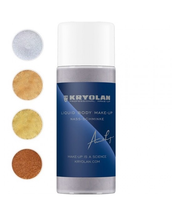 TRUCCO AQUACOLOR KRYOLAN LIQUIDO METALIZZATO 100 ml